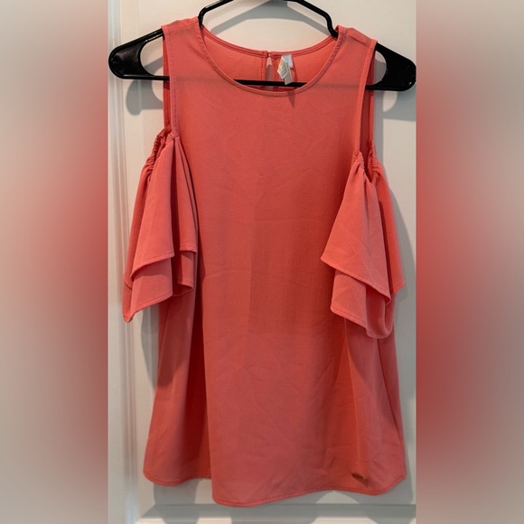 Michael Kors Coral Textured Fabric - Picture 1 of 7